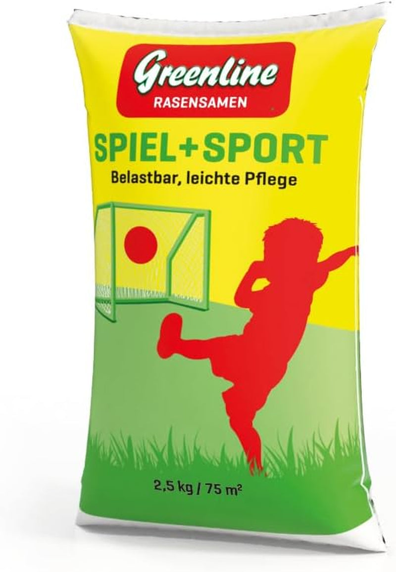 Greenline Rasensamen Spiel Und Sport 2,5 Kg, Grün