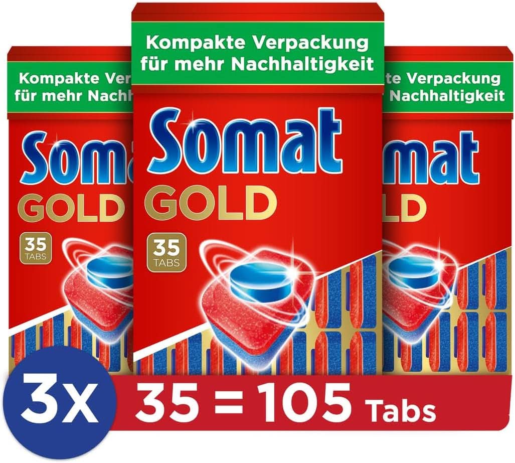Somat Gold file pentru mașina de spălat vase (105 file) Detergenti Bucatarie Naty Shop 105 capsule -