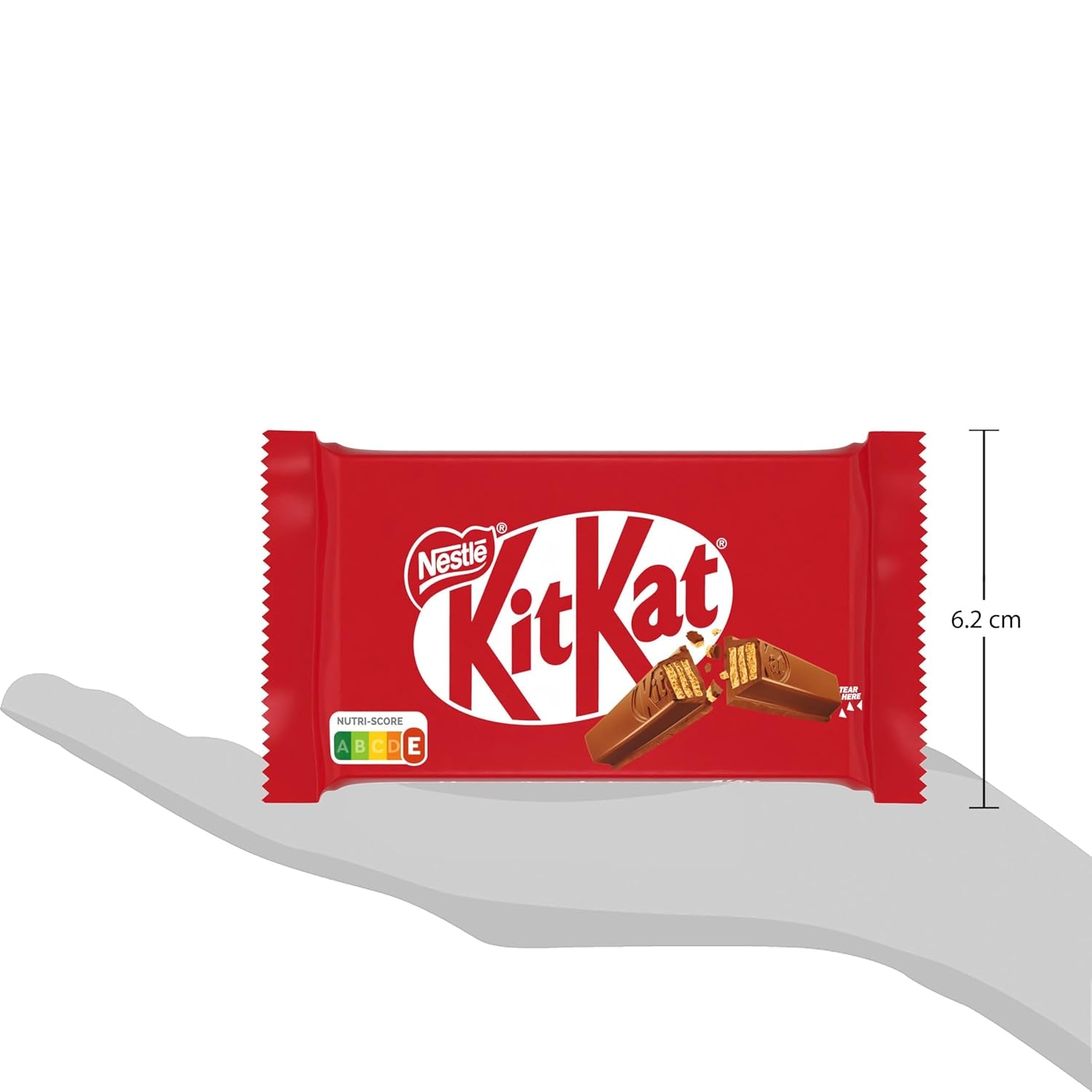 Nestlé KitKat klasszikus csokoládészeletek tejcsokoládé ropogós ostyaszeletek, 24 csomag (24 x 41,5 g)
