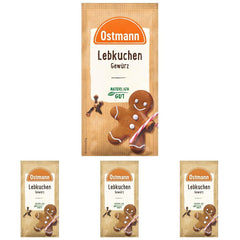 Ostmann Gewürze – Lebkuchen-Gewürz | Gewürzmischung für Leb- und Honigkuchen | Ideális péksüteményekhez és desszertekhez télen és karácsonykor 15 g zsákban