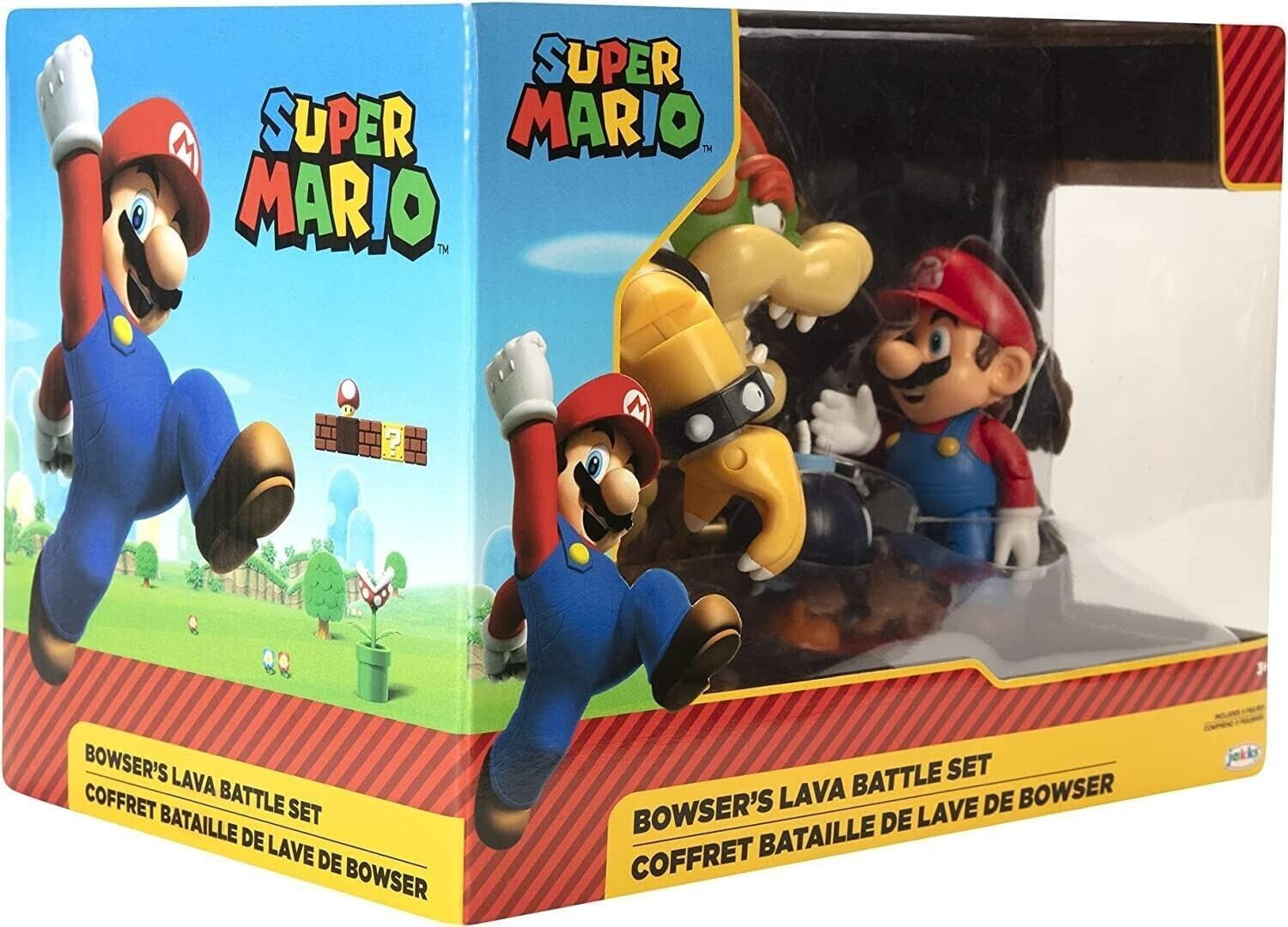 Nintendo Super Mario Bowser 18 cm vs. Mario figurakészlet (1. hullám) Akciófigurák Naty Shop