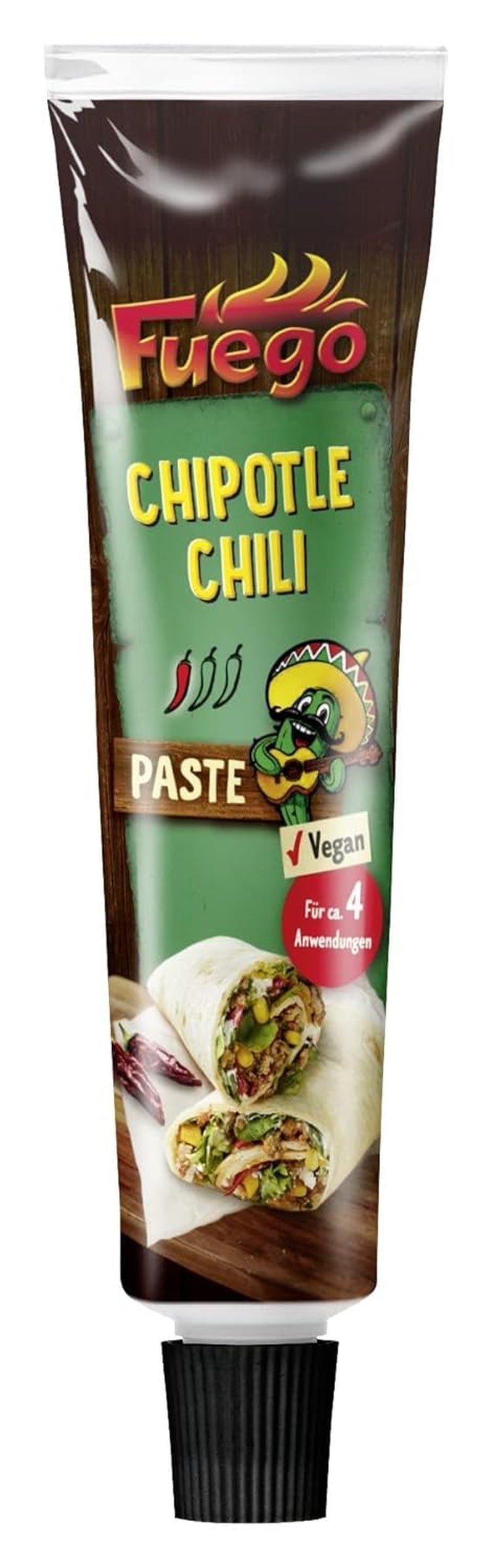 - Chipotle chili paszta, fűszeres mexikói ételek, Für 4 Anwendungen, vegán, 1 x 40 g