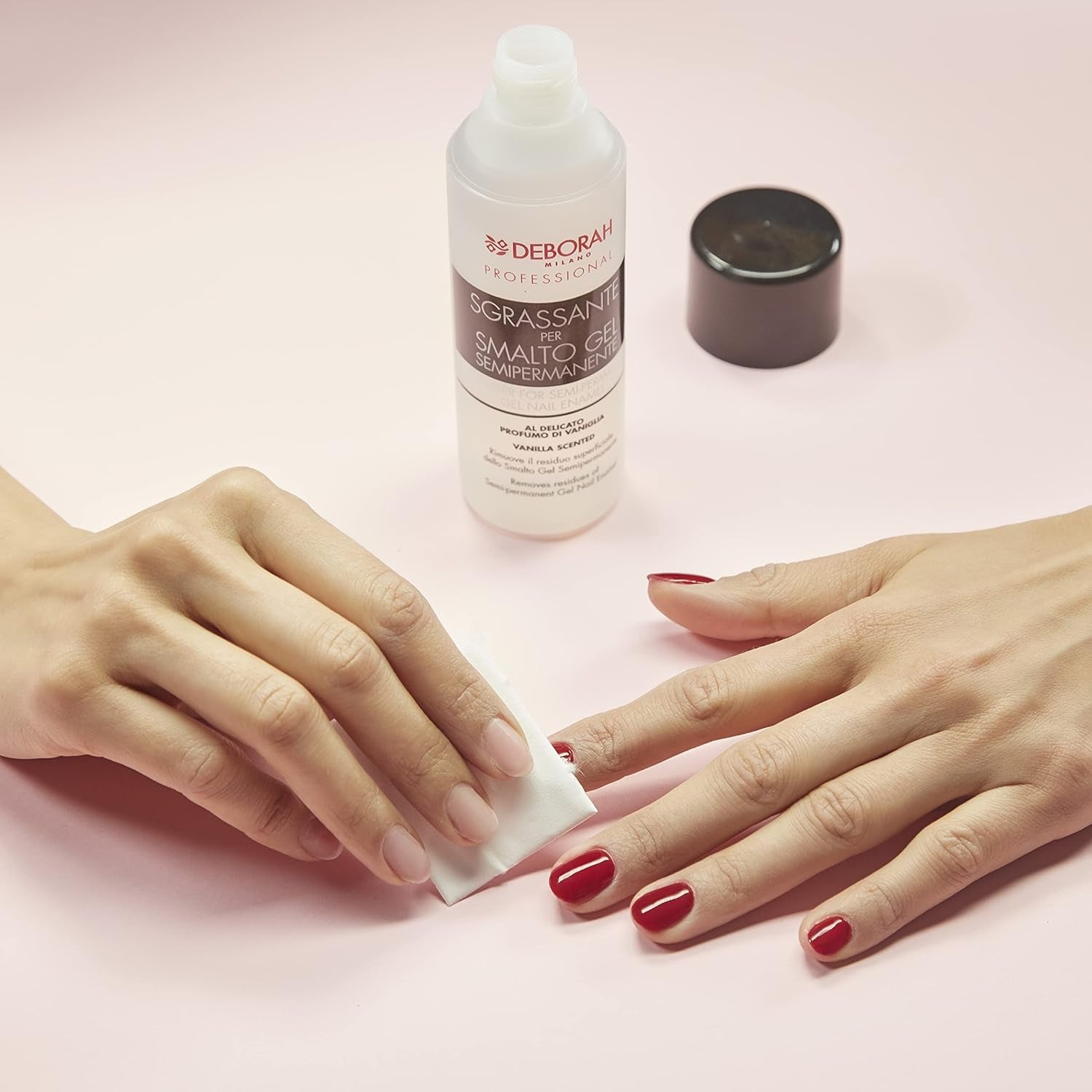 Milano Professional félpermanens körömlakk, sz. 21 Bordó, térfogatnövelő hatású, hosszantartó, intenzív és fényes körmökért, 4,5 ml