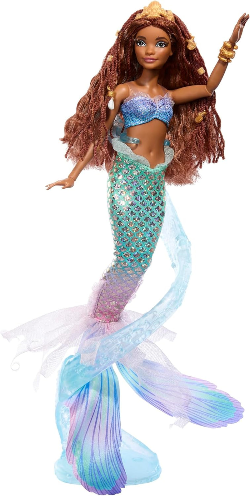 Mattel DISNEY Arielle, The Mermaid - Set cu Mala, Karina și Arielle, ținute și coafuri unice, pentru jocul imaginativ și colecționare, pentru copii de la 3 ani, HND29 Papusi Naty Shop Ariel, Sirena