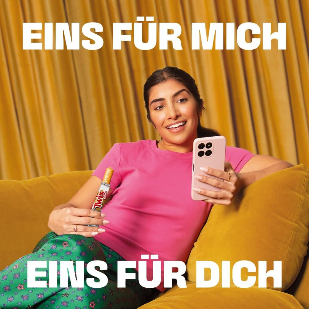 Twix fehér csokoládé; karamell, keksz, fehér csokoládé; több csomag csokoládé; 5 rúd (5 x 46 g)