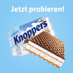 Joghurt – 4 x 200 g – Joghurttal és nugátkrémmel, mogyoróval és kakaóval töltött ostyaszeletek