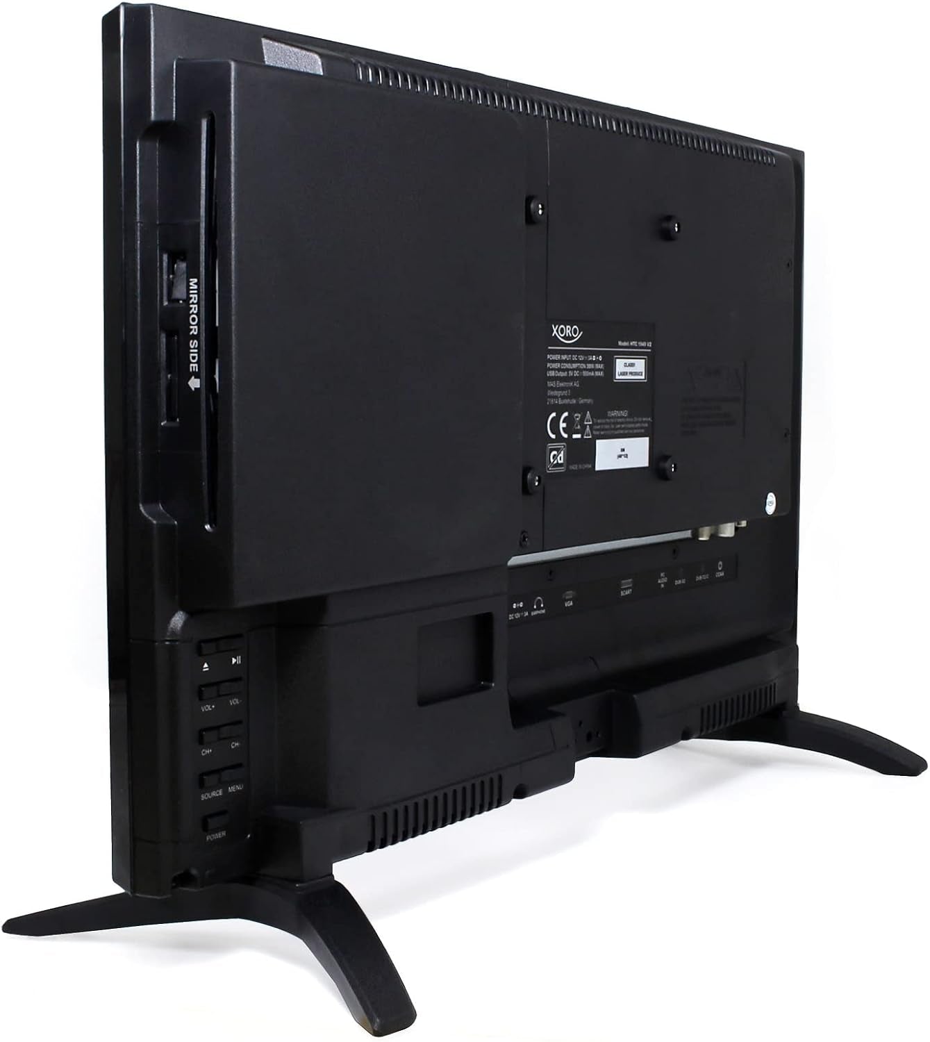 XORO HTC 1949 V2 (televizor LED de 18,5", DVD, tuner triplu (DVB-S2/T2/C), player media, CI+, DC12V)