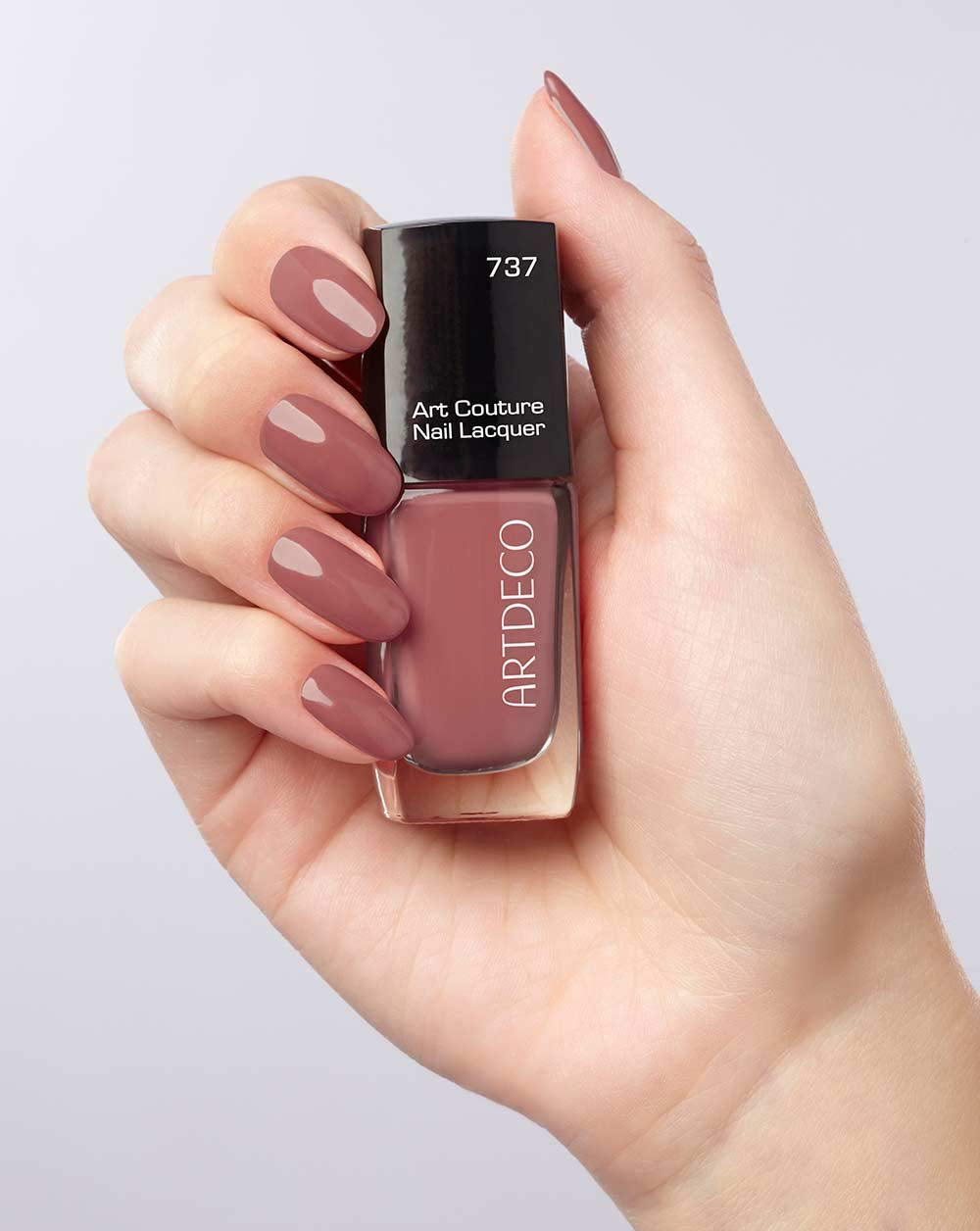 ARTDECO Art Couture körömlakk - Tartós, gyorsan száradó barna körömlakk - 1 x 10ml