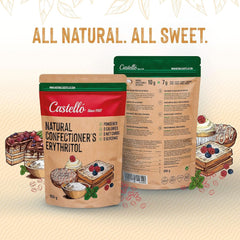 Természetes eritrit - porcukor | 10G = 7G cukor, 850 gramm Sweeteners Naty Shop