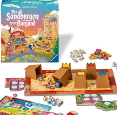 Ravensburger 24687 Burgundy Sandcastles - Játék 5 éves kortól, 2-4 játékos számára