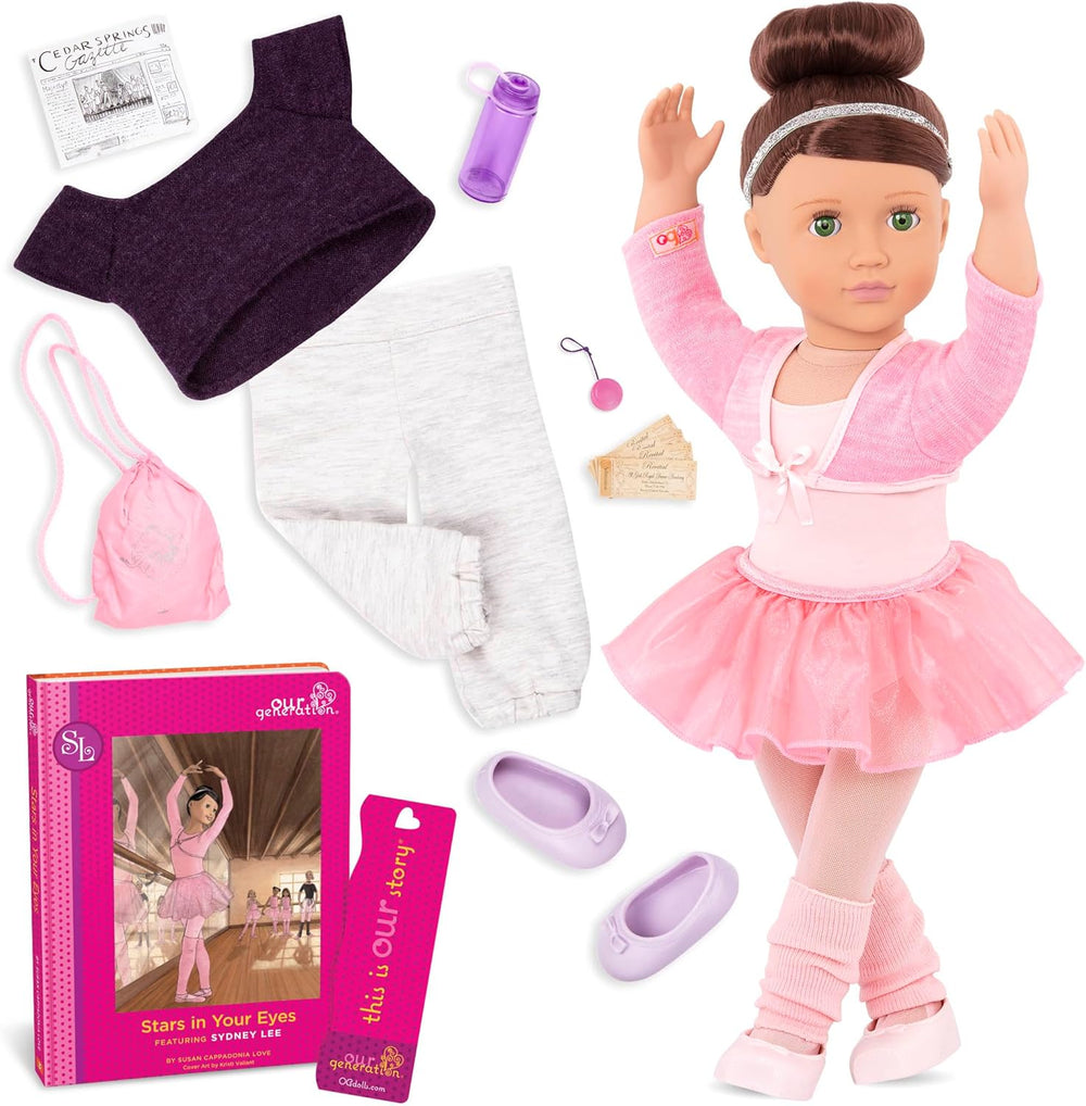 Generációnk - Ellory - 46 cm-es bábu - szőke Haar & Blaue Augen - Schmuck-Accessoires - Vorgetäuschtes Spiel - Spielzeug für Kinder ab 3 Jahren