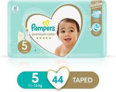 Pampers Premium Care pelenka, 5-ös méret, 11-18 kg, 1 csomag (1 x 44 db)