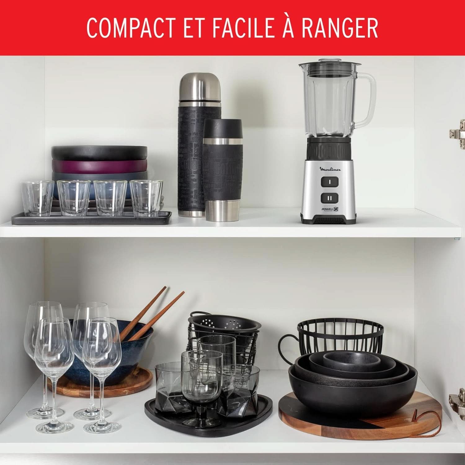 Turmixgép Pulseo LM17GD, 400 W, 4 penge, 700 ml, hordozható tartály 600 ml Kitchen Naty Shop