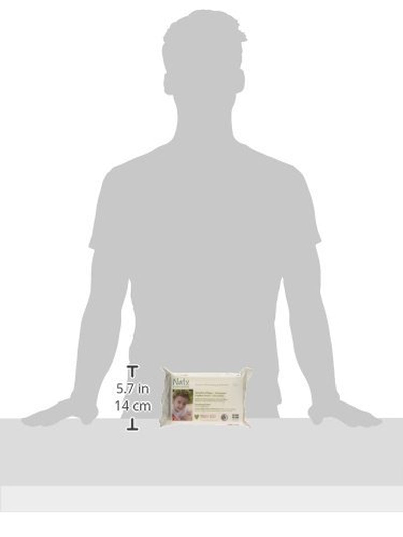 Eco by Naty Baby Care, Organikus nedves törlőkendő babáknak, illatmentes, 56 pelenka
