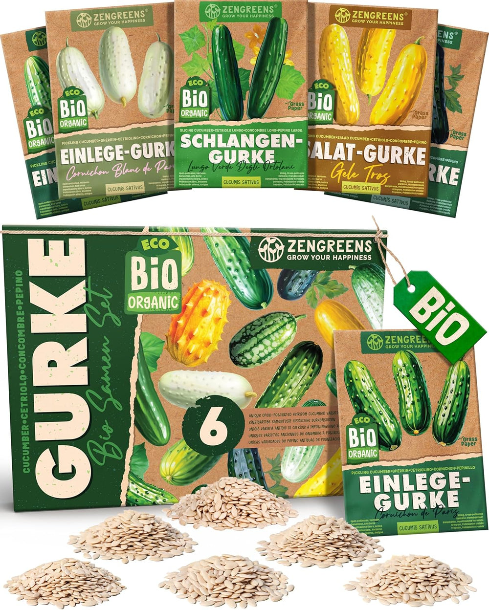 Bioparadicsommag 10-10 db-os paradicsommag készletben a kertben, erkélyen vagy magaságyásban történő egyszerű termesztéshez - Vetőmagok - Palánták