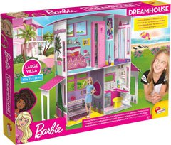 Lisciani - BARBIE babaház - Barbie Dream Villa két szintes - 3D-s ház építésre, díszítésre és tervezésre - Kreatív kézműves és építőjáték gyerekeknek 4 éves kortól Babaházak Naty Shop