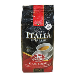 Kafffe, Bar Italia Espresso, gran cremă (1 kg, pungă), pachet de 1