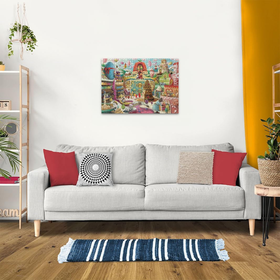 Ravensburger Puzzle 12001195 - Sweet Street - puzzle jigsaw de 1000 de piese pentru adulți și copii de peste 14 ani Puzzle Naty Shop