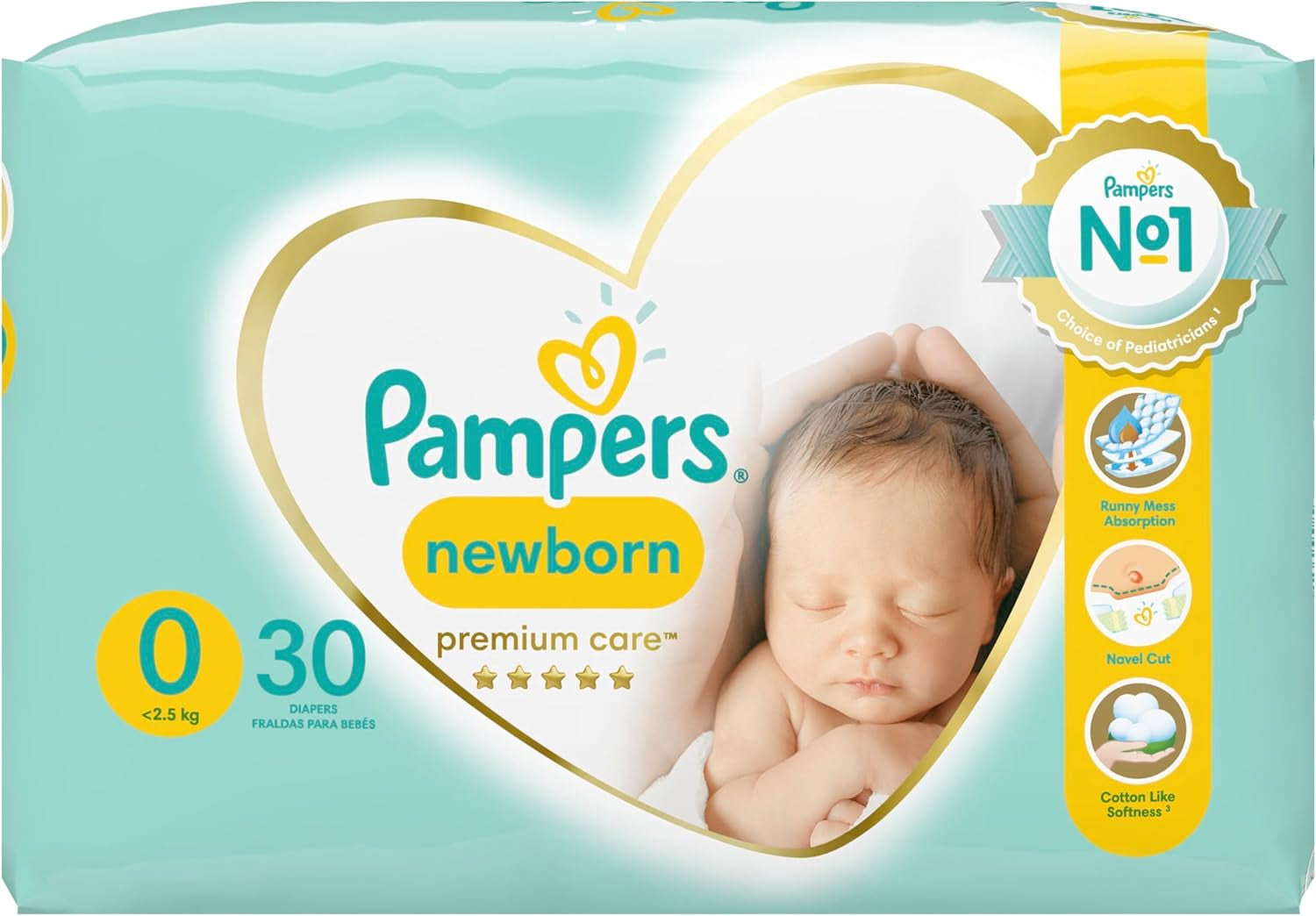 Pampers pelenkák 0-s méret (<3 Kényeztető