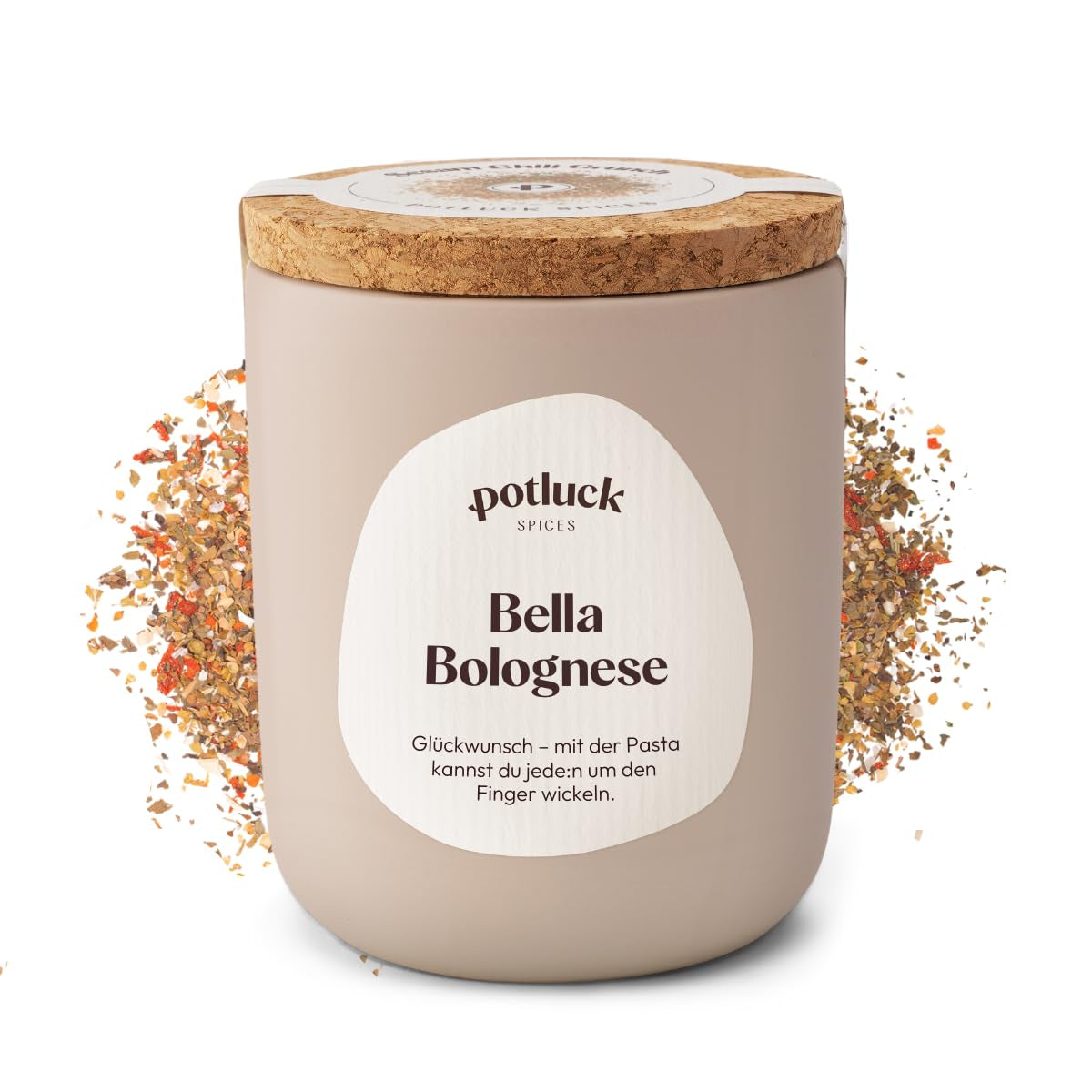 Potluck | Tészta és Pizza Kräuter | Gewürzzubereitung im Keramiktopf | 40g | Vegán, gluténmentes és természetes alapanyagokból