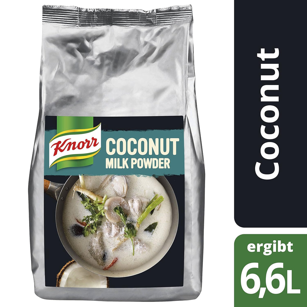 Knorr Kokosmilch por (Tejpor aus 20 frischen Kokosnüssen, ergibt 6,6 Liter Kokosmilch) 1er Pack (1 x 1 kg)