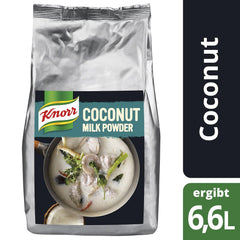 Knorr Kokosmilch por (Tejpor aus 20 frischen Kokosnüssen, ergibt 6,6 Liter Kokosmilch) 1er Pack (1 x 1 kg)