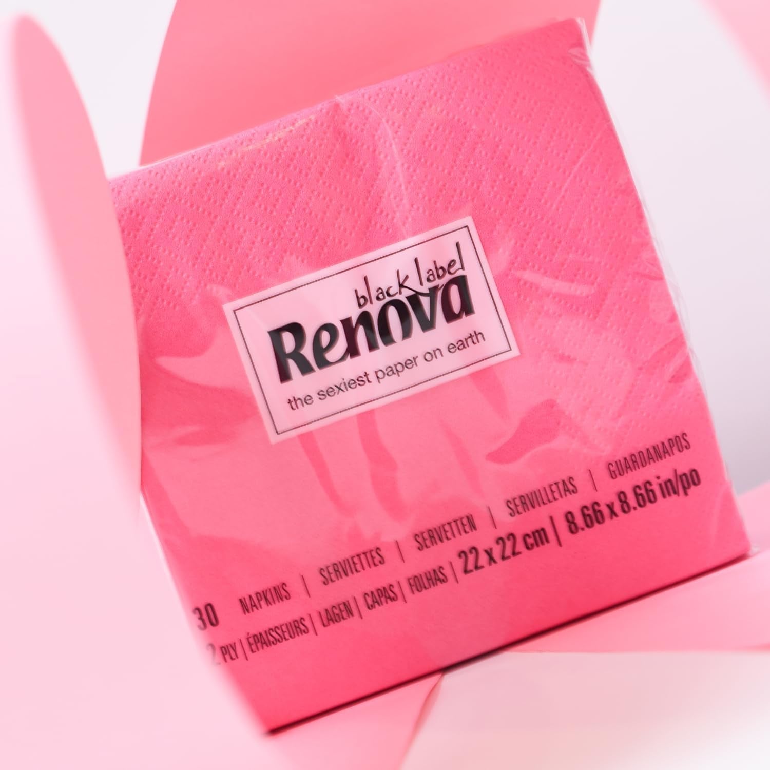 Șervețele de cocktail Renova, fucsia, 30 de șervețele