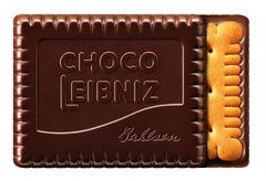 LEIBNIZ Choco Edelherb, 125 g, Fursecuri crocante cu unt încorporate în ciocolată neagră (1 x 125 g)