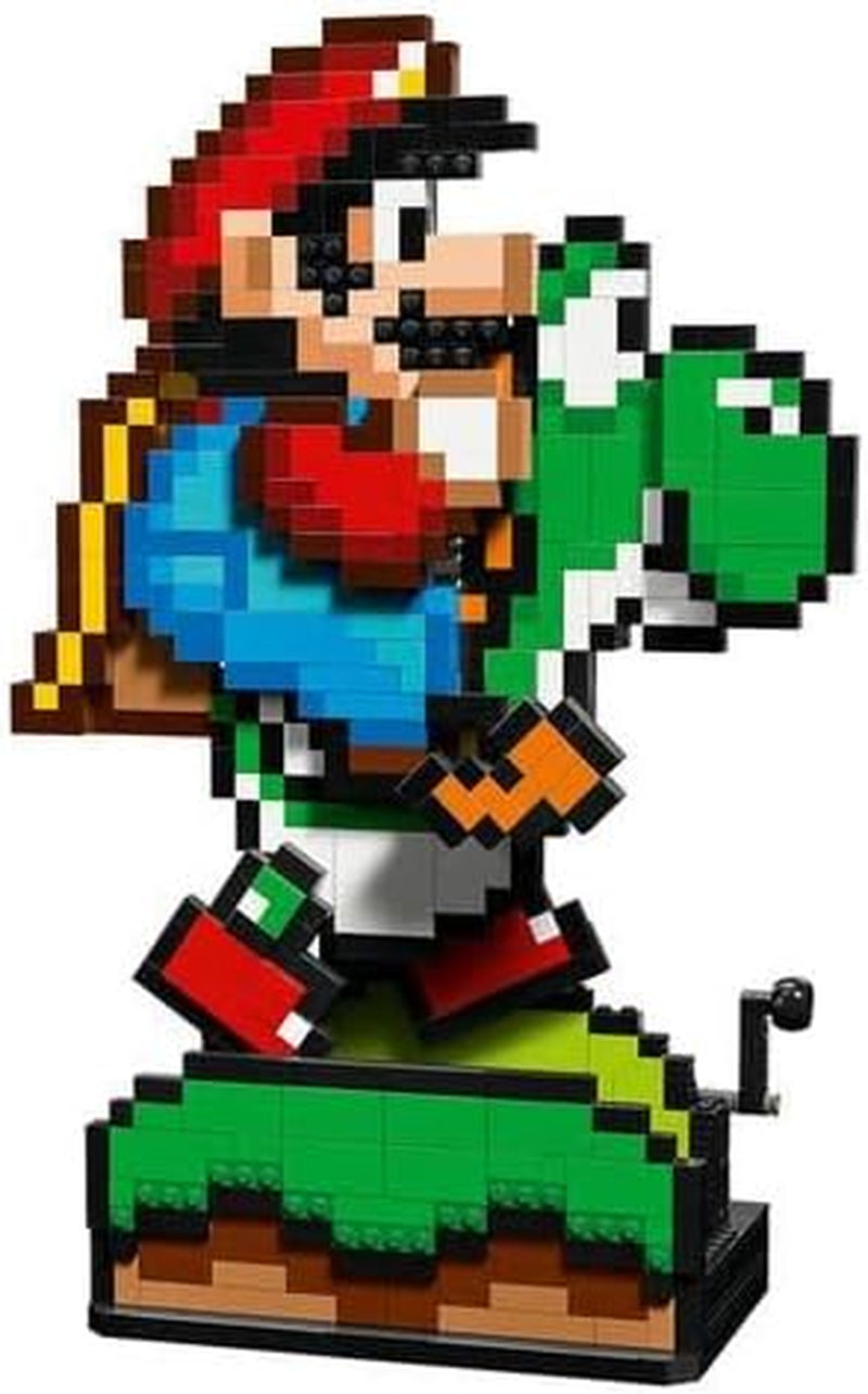 LEGO Super Mario World: Mario és Yoshi Nintendo gyűjthető készlet, pixel figurák, modellépítés és megjelenítés, lakberendezés és gyűjtemények, modellkészlet és ajándék felnőtt rajongóknak 71438 építőkészlet Besuche den LEGO-Store