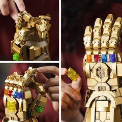 LEGO 76191 Marvel Super Heroes Infinity Glove Avengers Thanos kesztyű modellépítő készlet felnőtteknek rajongói elem Ajándék férfiaknak nőknek Her Him építőkészletek Besuche den LEGO-Store