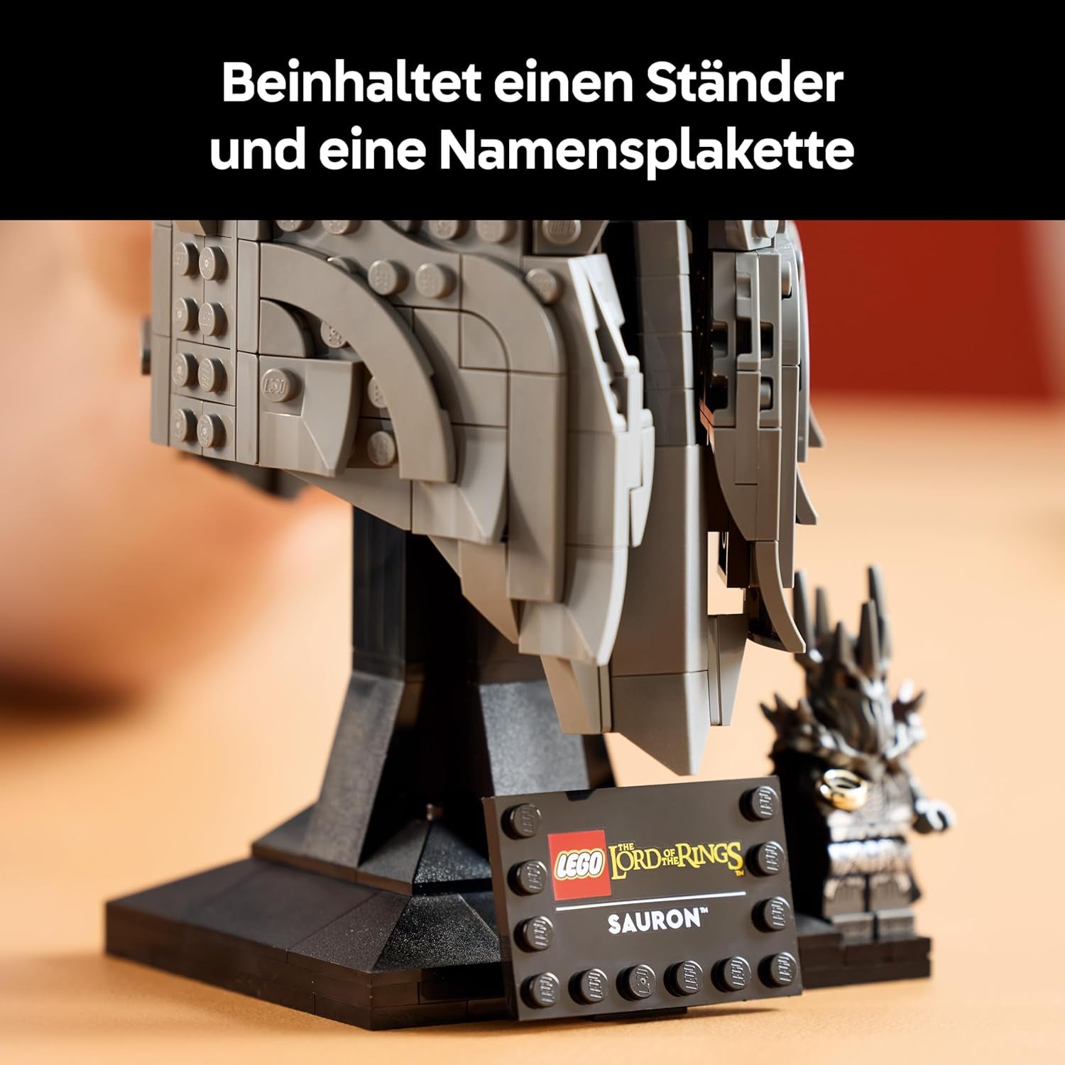 LEGO Icons 11373 A Gyűrűk Ura: Szauron sisakja, játékkészlet