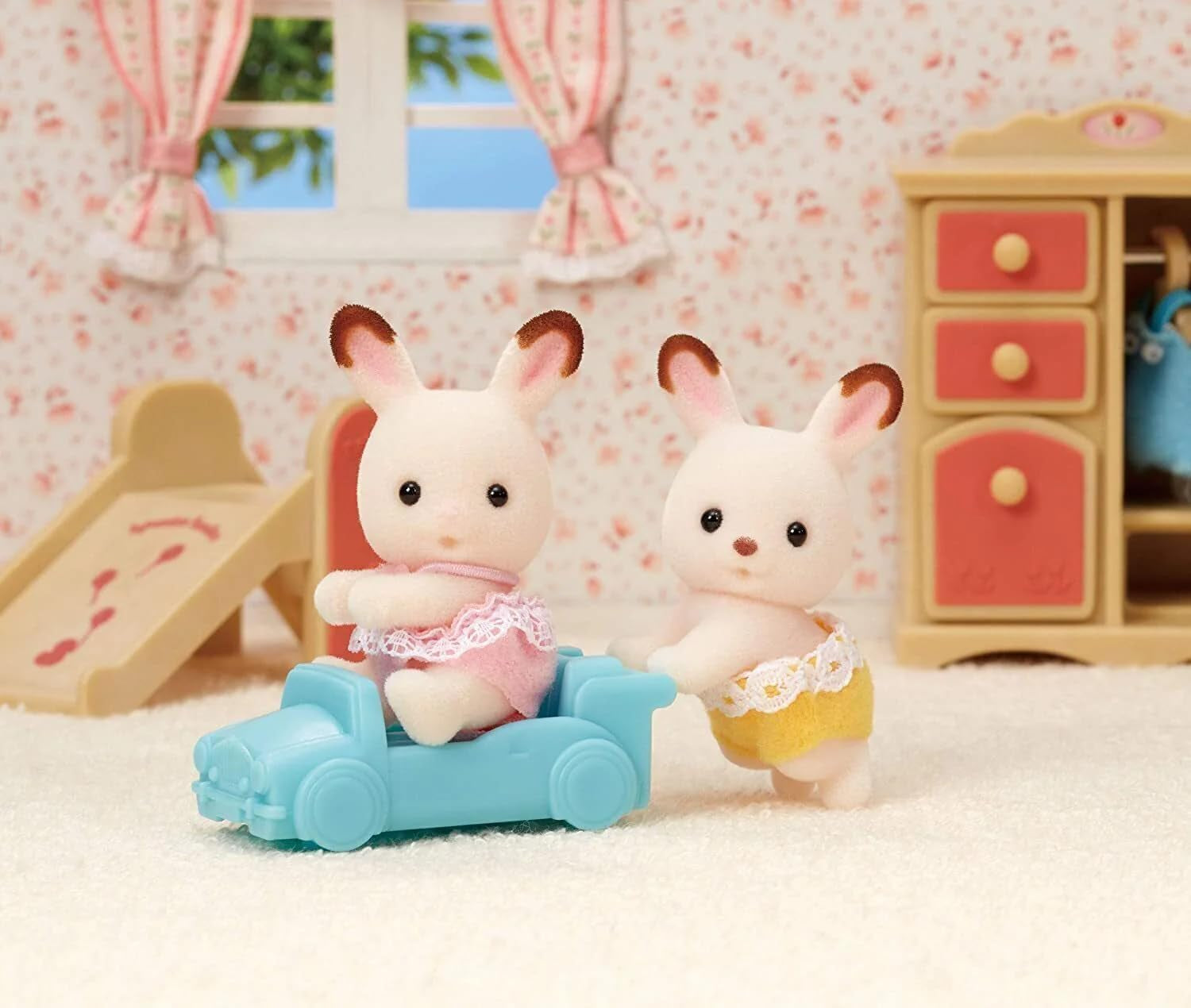 Sylvanian Families L5420 csokoládé nyúl ikrek - Naty Shop babák babaház figurák