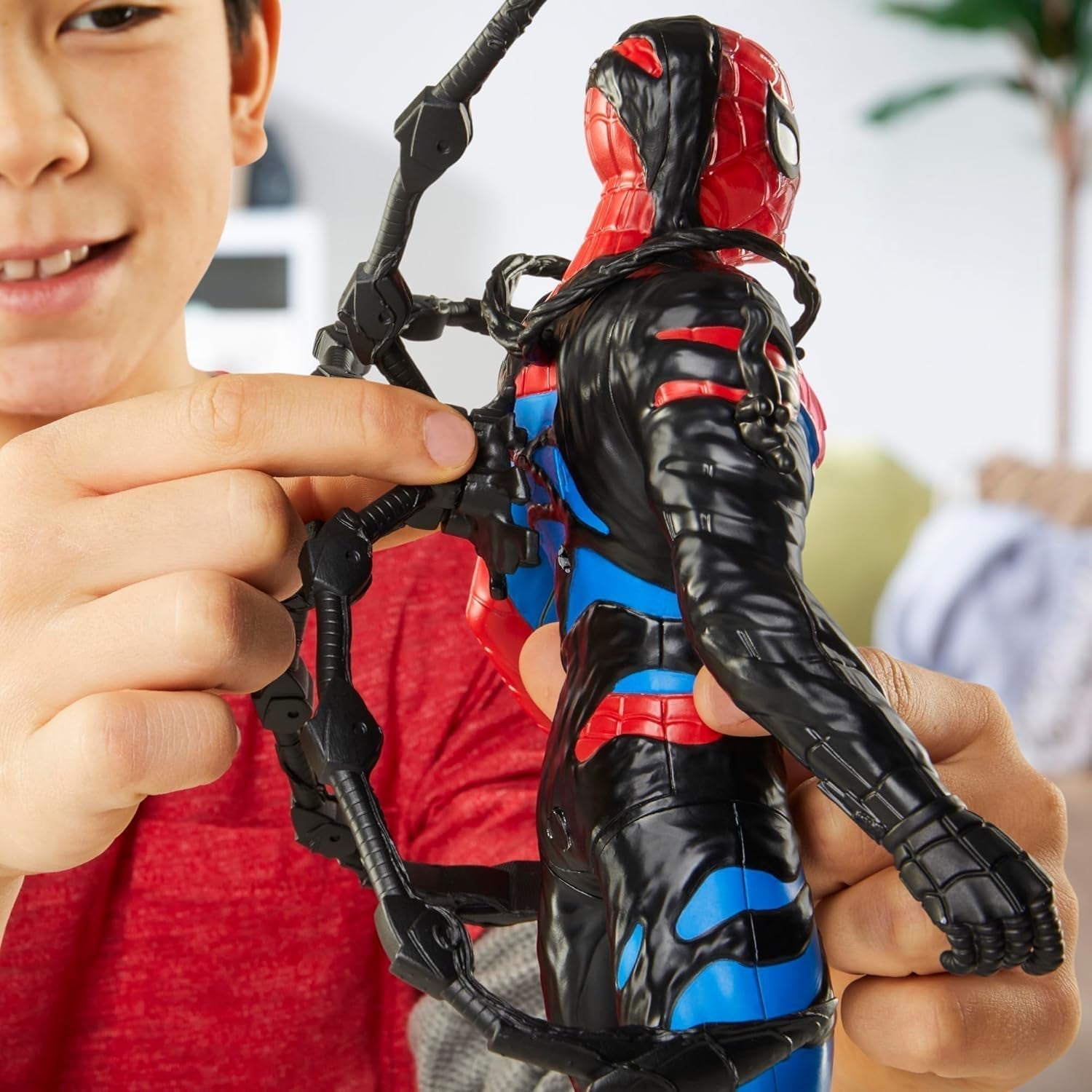 Marvel Spider-Man Venomversus Spider-Man Schimbător de culori Figura de acțiune cu accesoriu Action figures Naty Shop