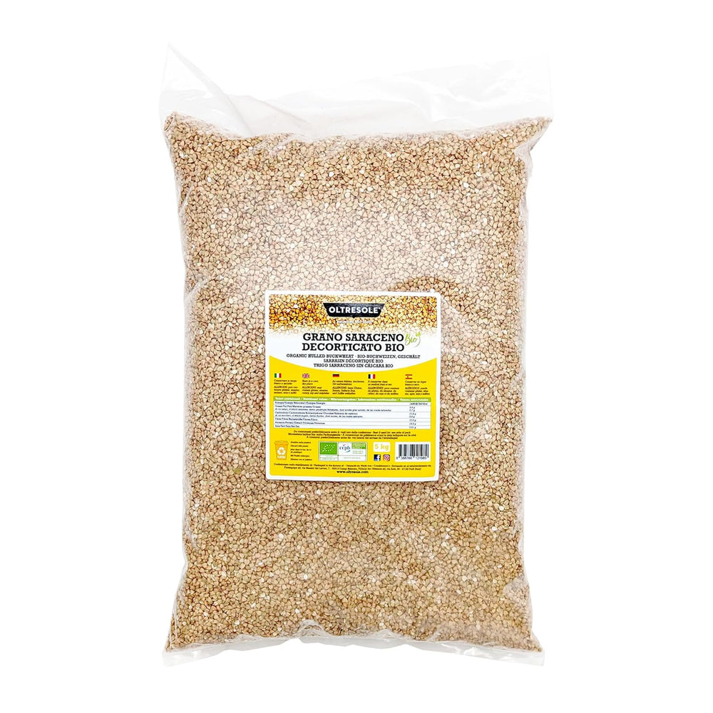 - Bio Buchweizen geschält 5 kg - Getreide, nicht wärmebehandelt, aus biologischem Anbau, kényelmi csomag