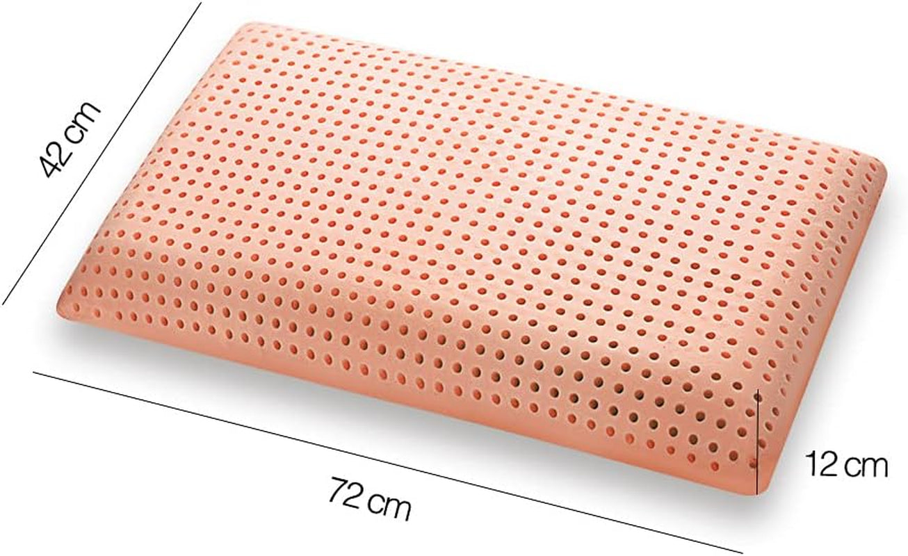 Pereche de perne cu memorie pentru susținerea gâtului Bio Clean Lavabil Igienic Răcire Soia organică Pernă ortopedică Husă de bumbac Pernă Made in Italy Perne standard Naty Shop