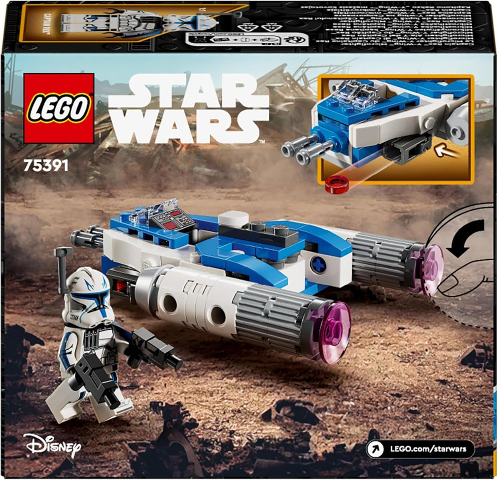 LEGO Star Wars Kapitány Rex Y-szárnyú Microfighter építőkockák gyűjthető csillaghajó ajándékötlet 6 év feletti fiúknak és lányoknak 75391 építőkészlet Besuche den LEGO-Store