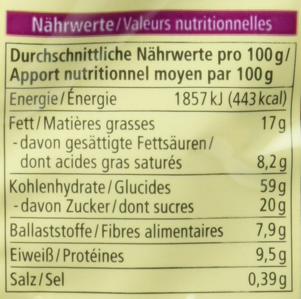 Ropogós zabtorta bio csokoládéval, 375g