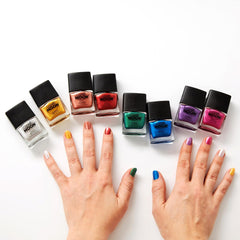 - Fémes körömlakk - 10 ml - Lenyűgöző fémes körmökért - Arany