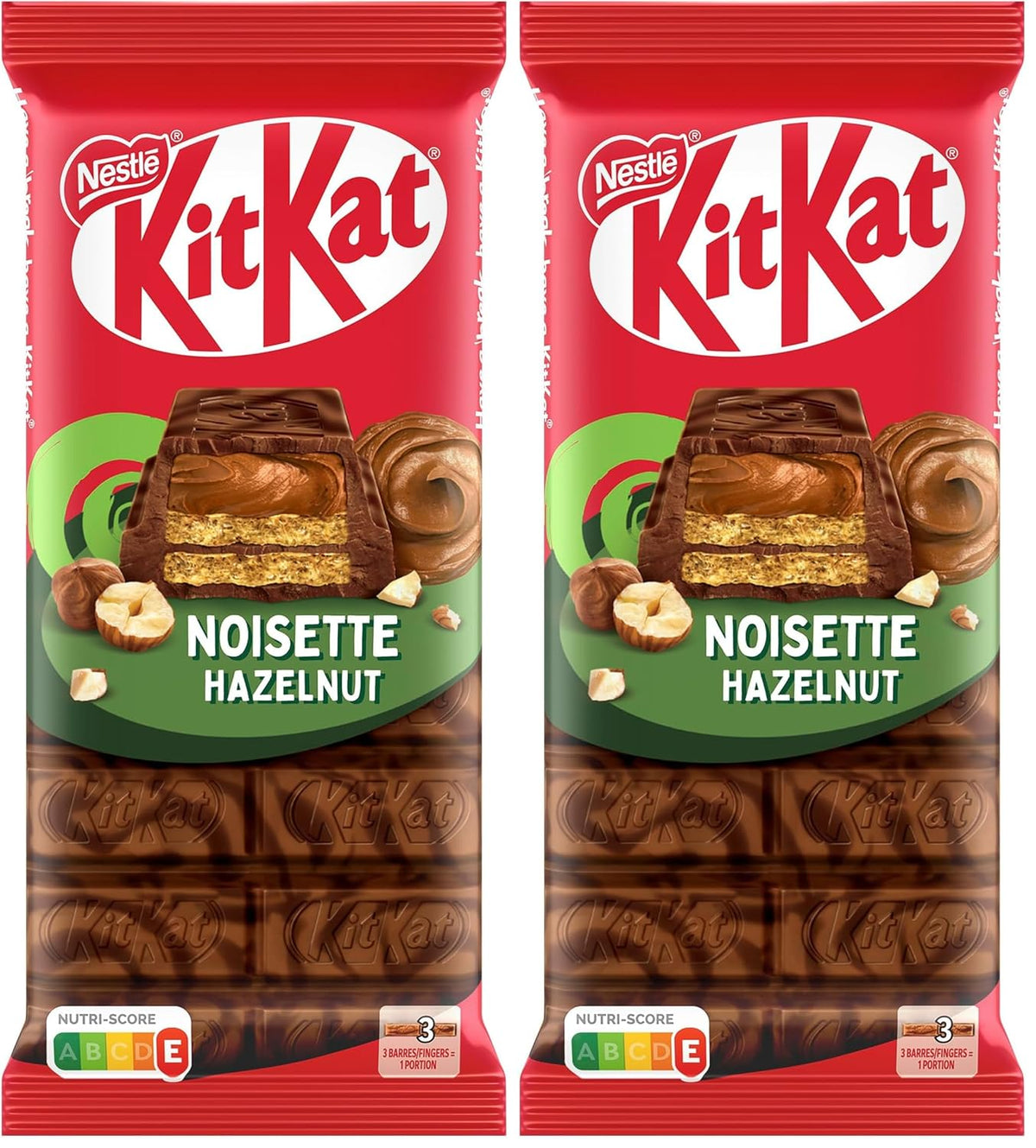 Nestlé mogyorós szelet ropogós ostya krémes mogyorós töltelékkel és márványos csokoládé borítóval 2 csomag (1 x 99 g)