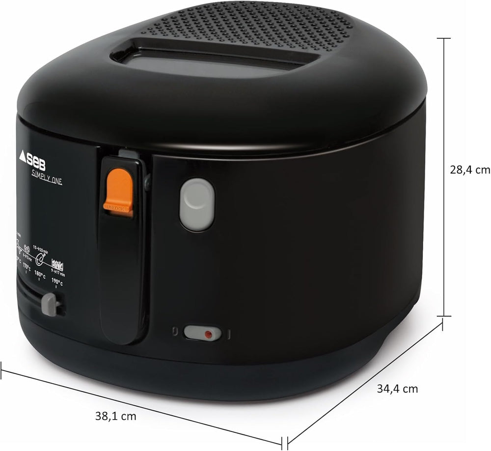 Tefal Simply One Electric Fryer, XL kapacitás 1,2 kg-ig sült krumplihoz, exkluzív fali hűtőrendszer Készülékek Naty Shop
