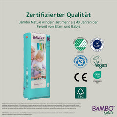 Bambo Nature Premium Eco pelenka, 6-os méret, 1,63 kg