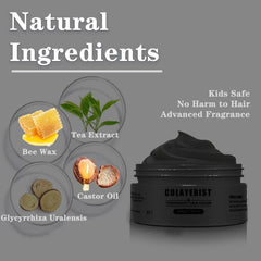 COLAYERIST Culoarea temporară a părului negru lavabil, ceară de colorare a părului pentru bărbați și femei, mascara de păr pentru petreceri sau cosplay, produse de colorare a părului fără mizerie Vopsea pentru par Naty Shop