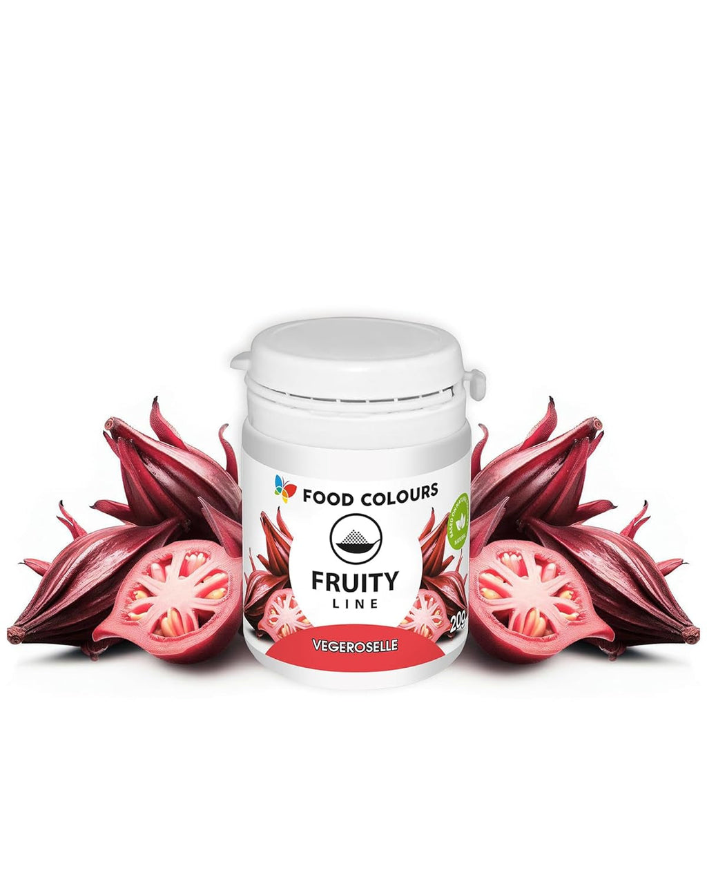 Coloranți alimentari pudră colorant natural Fruity Line BLUEBERRY 20G pudră colorantă naturală pentru creme glazură burete aluat sub formă de pudră colorant alimentar pentru băuturi jeleuri