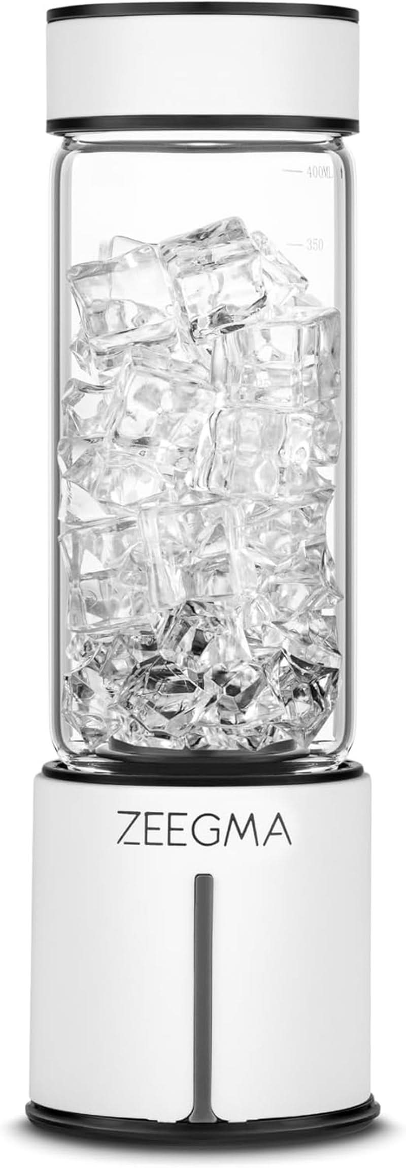 ZEEGMA Vitamine GO Tragbarer Mixer Für koktélok és turmixok 300 W, személyi turmixgép, mini mixer 450 ml Mit 6 Klingen, 2 Geschwindigkeiten Akku 5000 Mah, 25 Anwendungen Pro Ladung Mother Shop si Copilul Naty