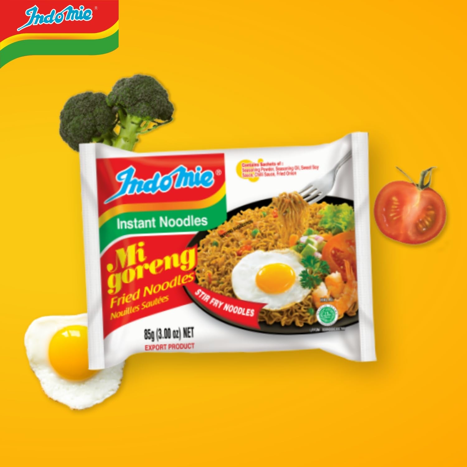 INDOMIE – Instant Mi Goreng tészta – gyűjtőcsomagolás (40 x 80 g)