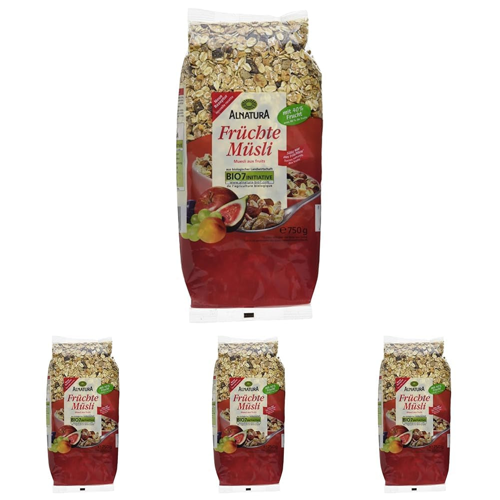 Müzli bio gyümölcsökkel, 750g