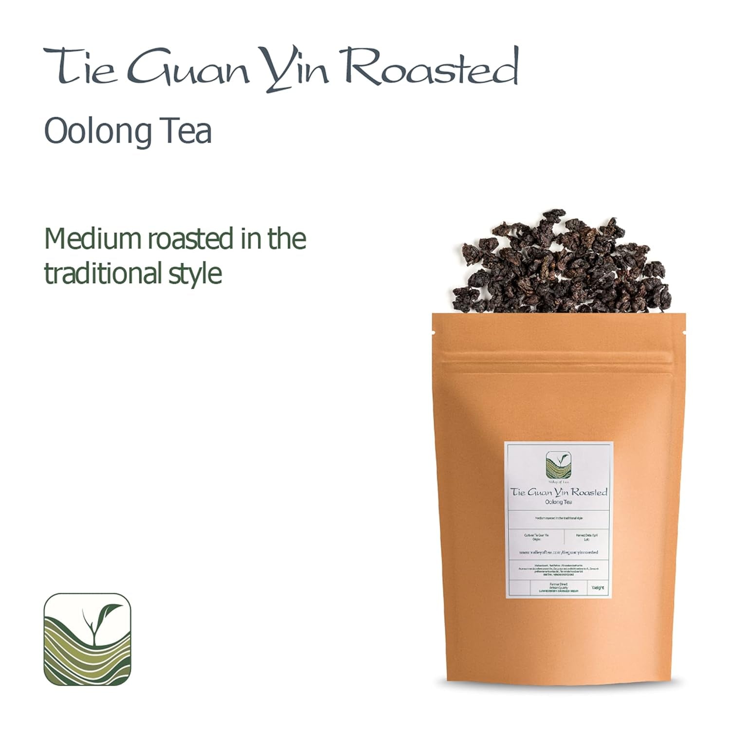 Ceai Tie Guan Yin Oolong - Ceai albastru prăjit Ti Kuan Yin China - Ceai chinezesc Wu Long Tieguanyin - Ceai albastru Ceai Olongh Ceai Olongo