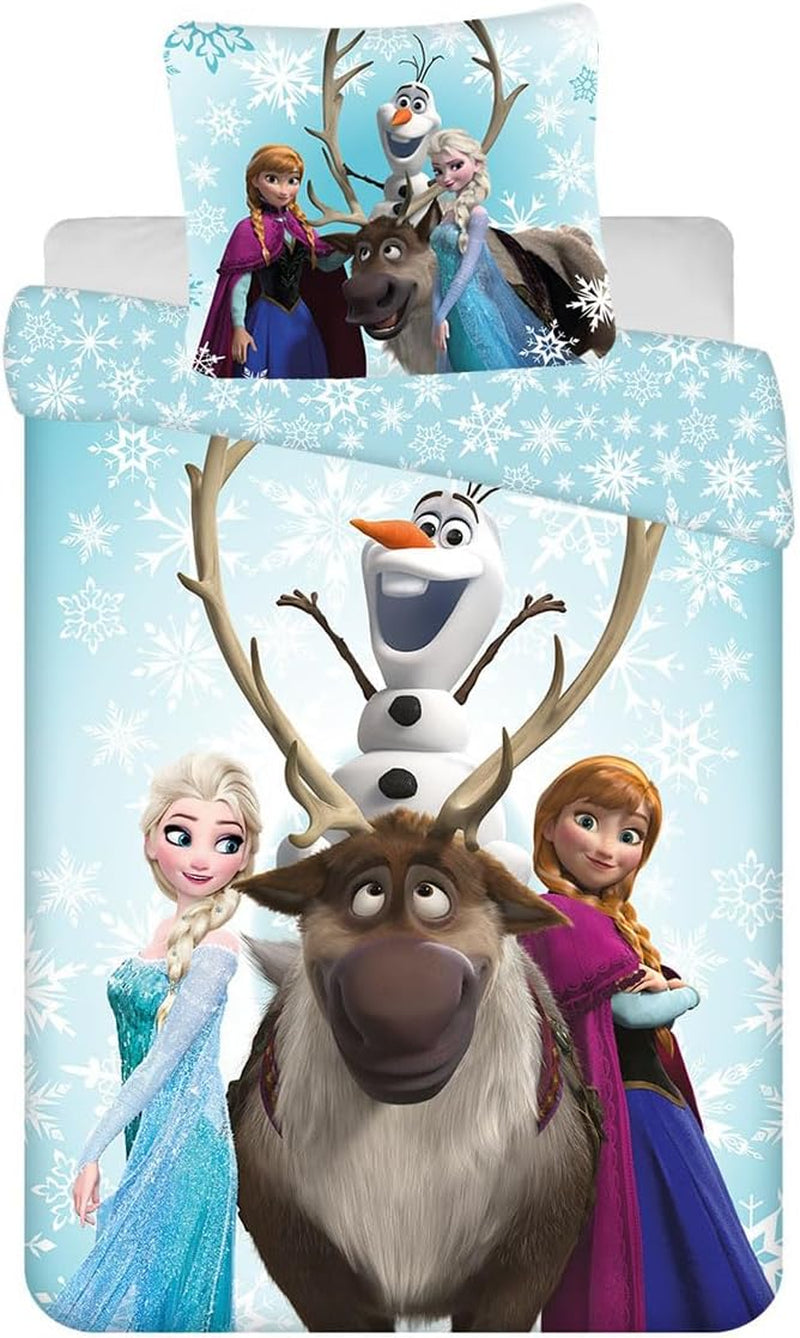 Disney Frozen Snowflakes, gyermek ágynemű, 100% pamut Ágynemű - gyermek Naty Shop Alapértelmezett cím