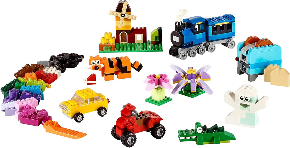 LEGO 10696 Classic Mittelgroße Bausteine-Box, Bausteine mit Aufbewahrungsbox für Kinder, Geschenk für Jungen und Mädchen ab 4 Jahren