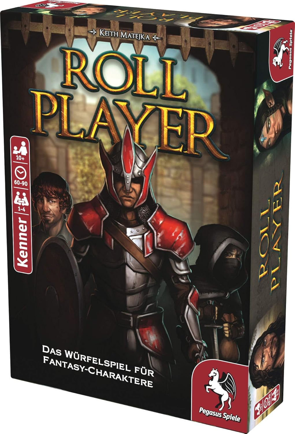 Pegasus Spiele 51305G - Roll Player (német kiadás), színes
